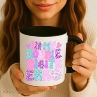 In My Double Digits Era Retro 10 Year Old 10th Birthday Girl Coffee Mug thumb 3