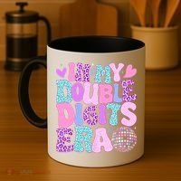 In My Double Digits Era Retro 10 Year Old 10th Birthday Girl Coffee Mug thumb 4