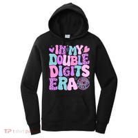 In My Double Digits Era Retro 10 Year Old 10th Birthday Girl Women's Hoodie thumb 0
