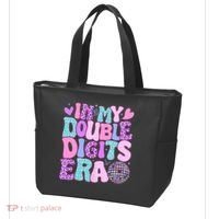 In My Double Digits Era Retro 10 Year Old 10th Birthday Girl Tote Bag thumb 3