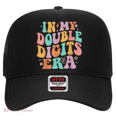 In My Double Digits Era Retro Groovy 10th Birthday Hat