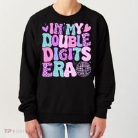In My Double Digits Era Retro 10 Year Old 10th Birthday Women's Sweatshirt thumb 0