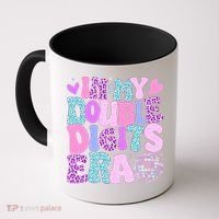 In My Double Digits Era Retro 10 Year Old 10th Birthday Coffee Mug thumb 0