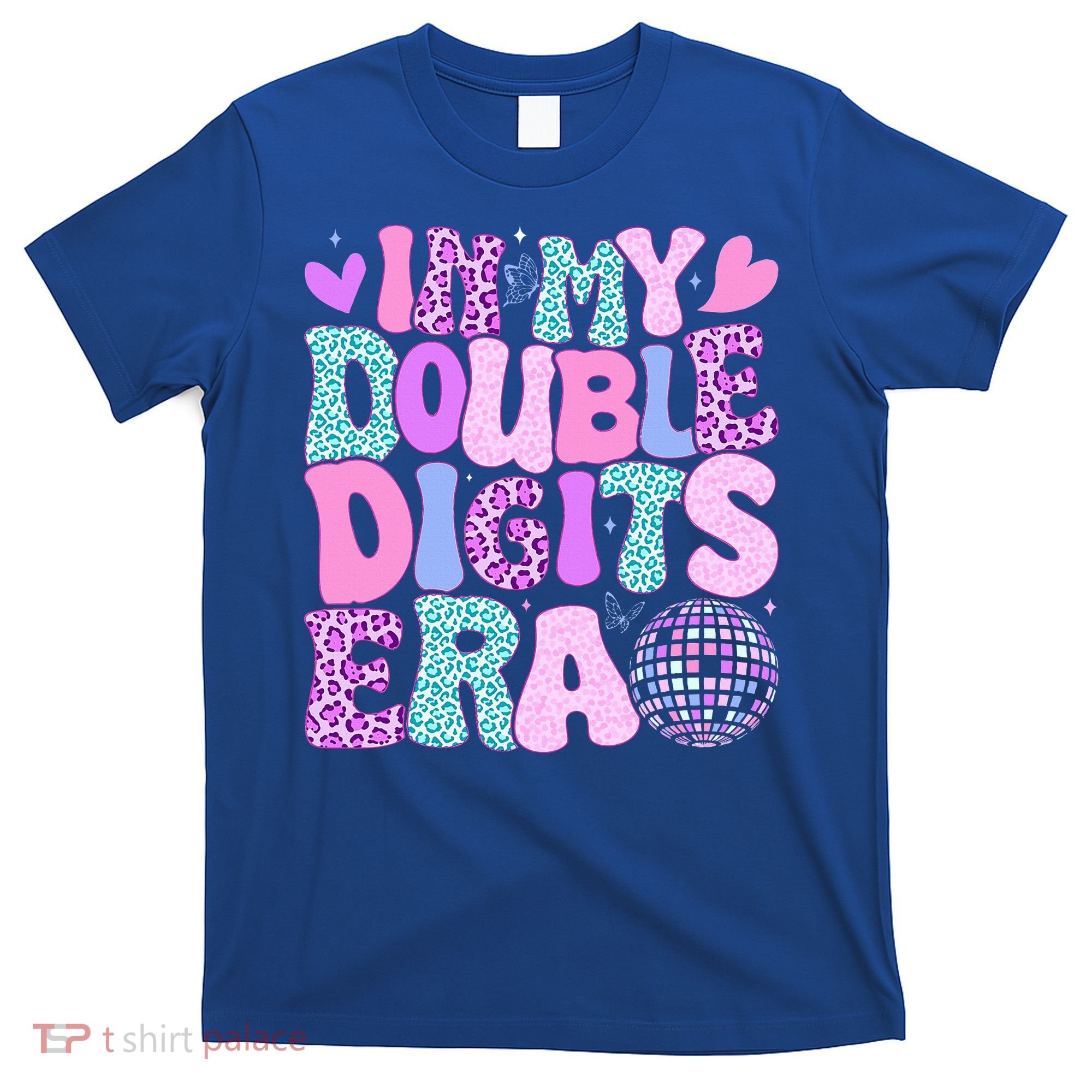 In My Double Digits Era Retro 10 Year Old 10th Birthday T-Shirt