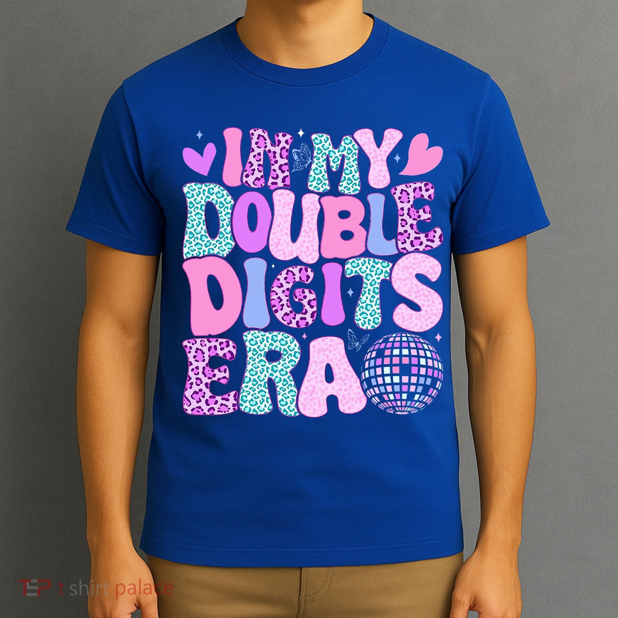 In My Double Digits Era Retro 10 Year Old 10th Birthday T-Shirt