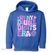 In My Double Digits Era Retro 10 Year Old 10th Birthday Toddler Hoodie thumb 0