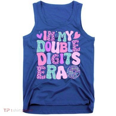 In My Double Digits Era Retro 10 Year Old 10th Birthday Tank Top