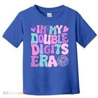In My Double Digits Era Retro 10 Year Old 10th Birthday Toddler T-Shirt thumb 0