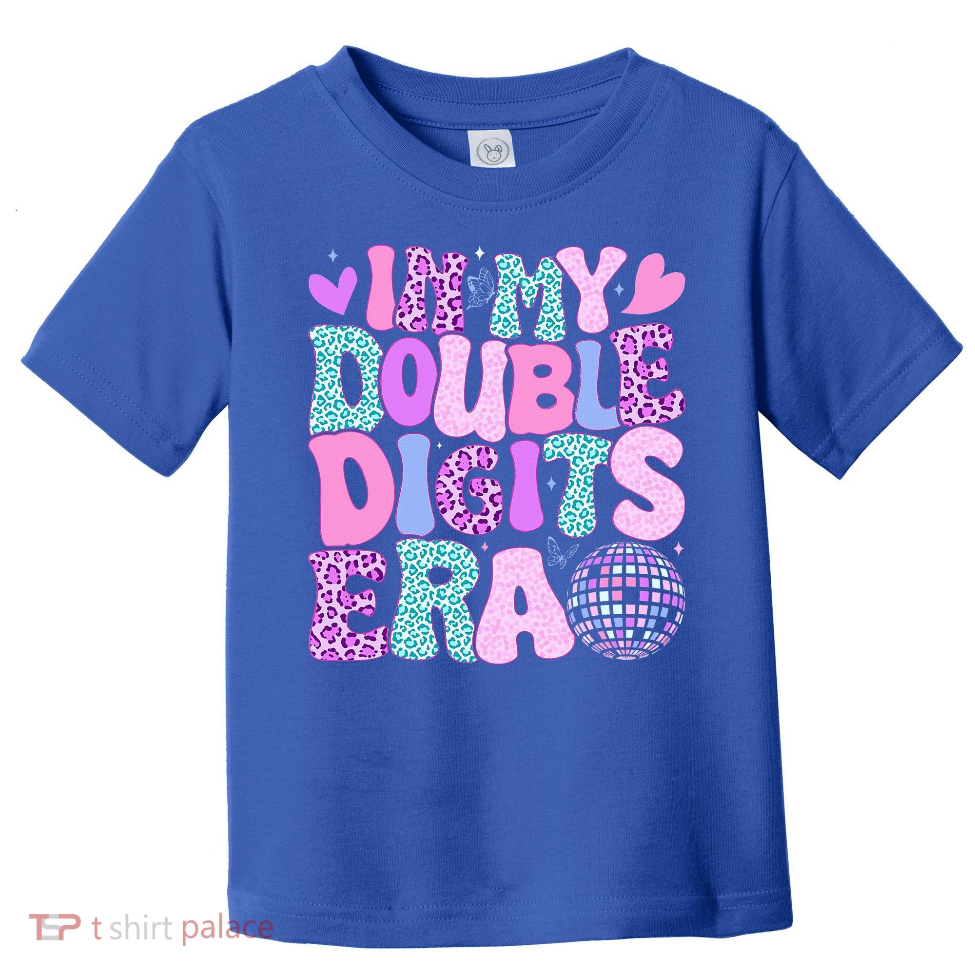 In My Double Digits Era Retro 10 Year Old 10th Birthday Toddler T-Shirt
