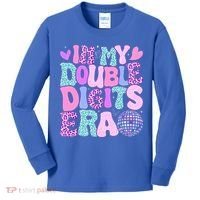 In My Double Digits Era Retro 10 Year Old 10th Birthday Kids Long Sleeve Shirt thumb 0