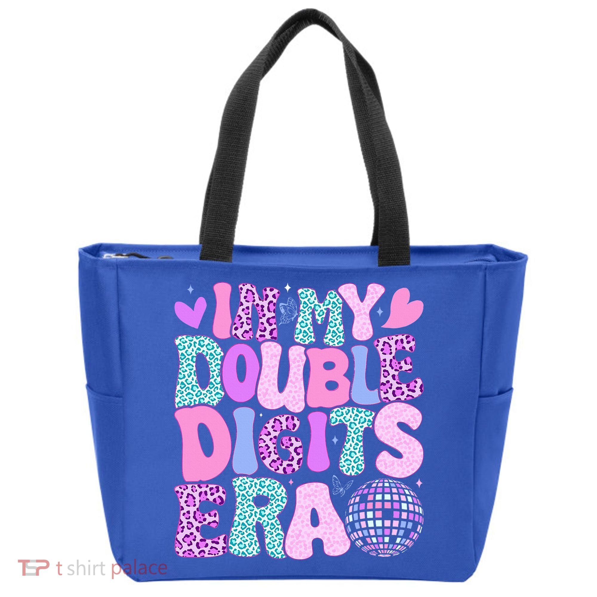 In My Double Digits Era Retro 10 Year Old 10th Birthday Tote Bag