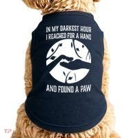 In My Darkest Hour I Reached For A Hand And Found A Paw Doggie Tank thumb 0