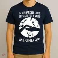 In My Darkest Hour I Reached For A Hand And Found A Paw T-Shirt thumb 3