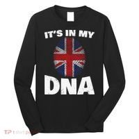 It's My DNA UK Union Jack United Kingdom England Long Sleeve Shirt thumb 0