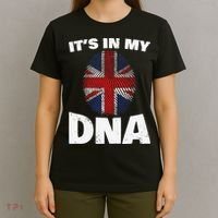 It's My DNA UK Union Jack United Kingdom England T-Shirt thumb 4