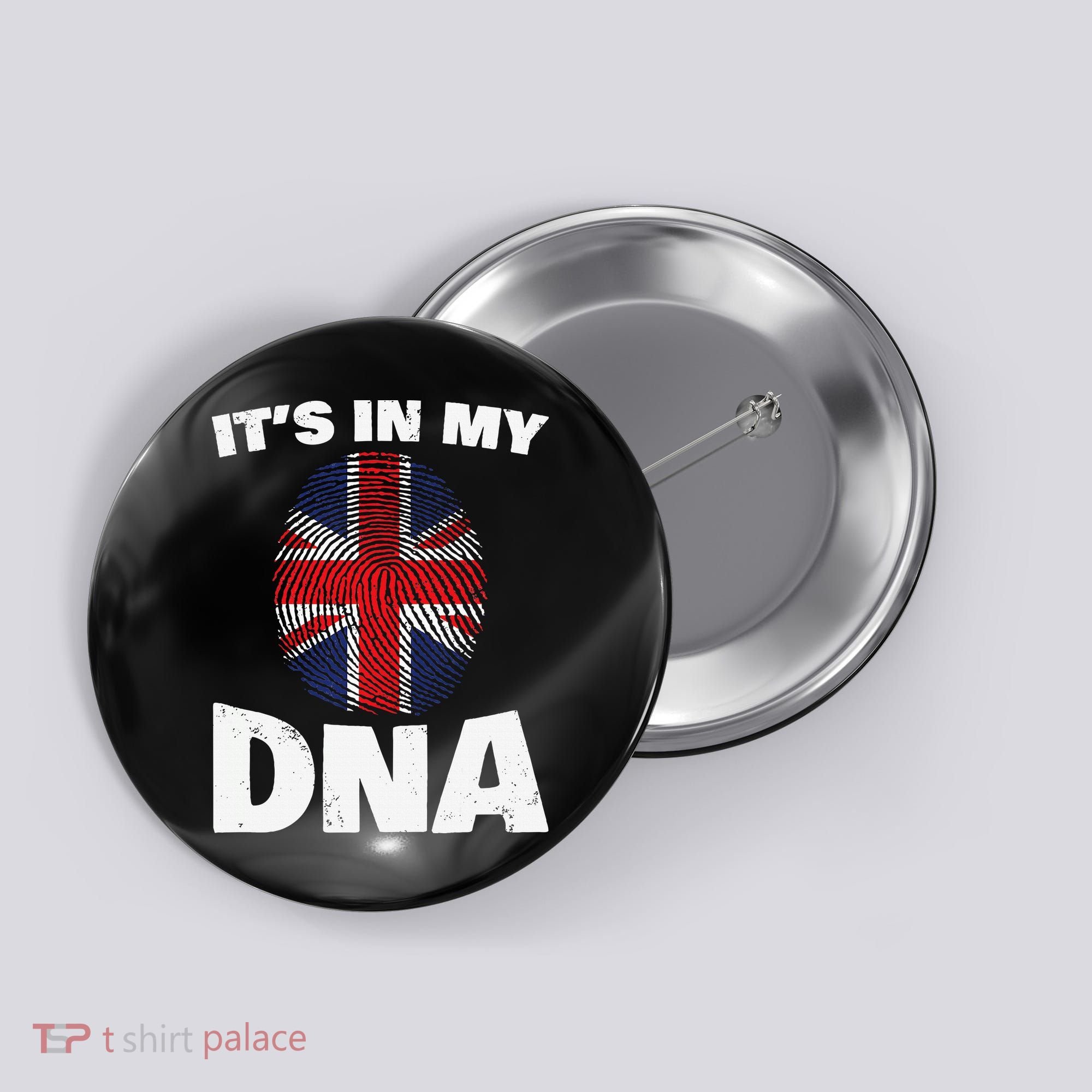 It's My DNA UK Union Jack United Kingdom England Button