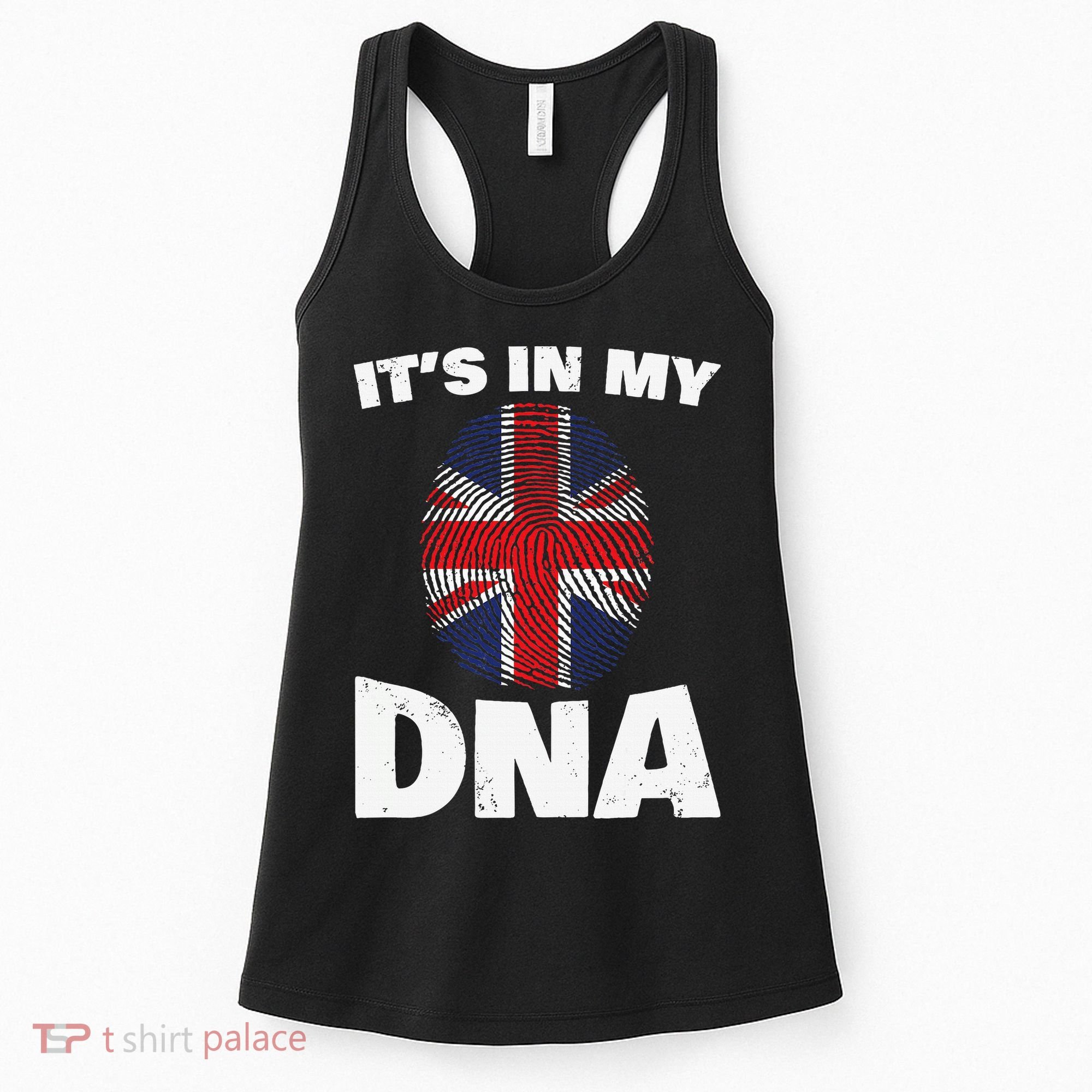 It's My DNA UK Union Jack United Kingdom England Women's Tank Top