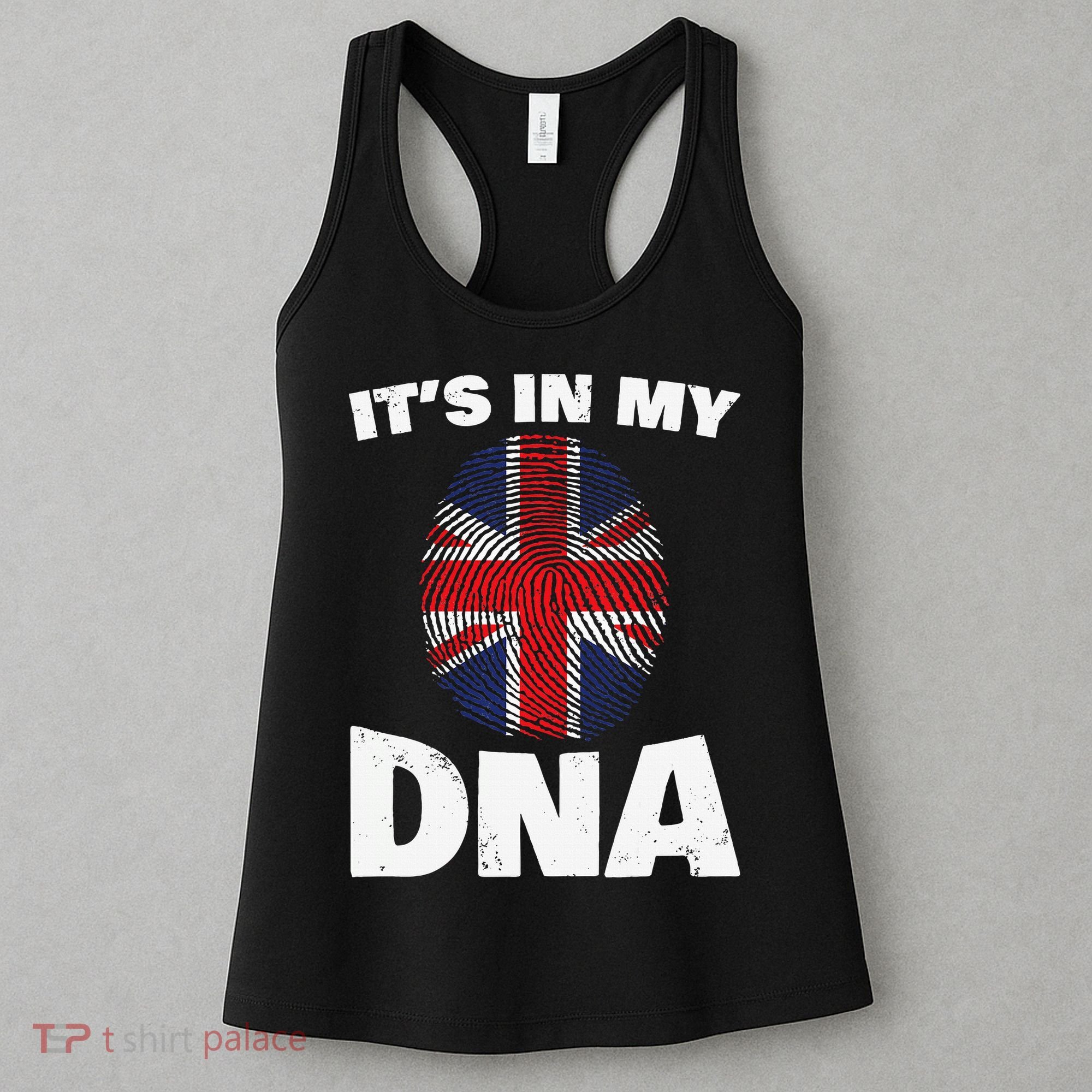 It's My DNA UK Union Jack United Kingdom England Women's Tank Top