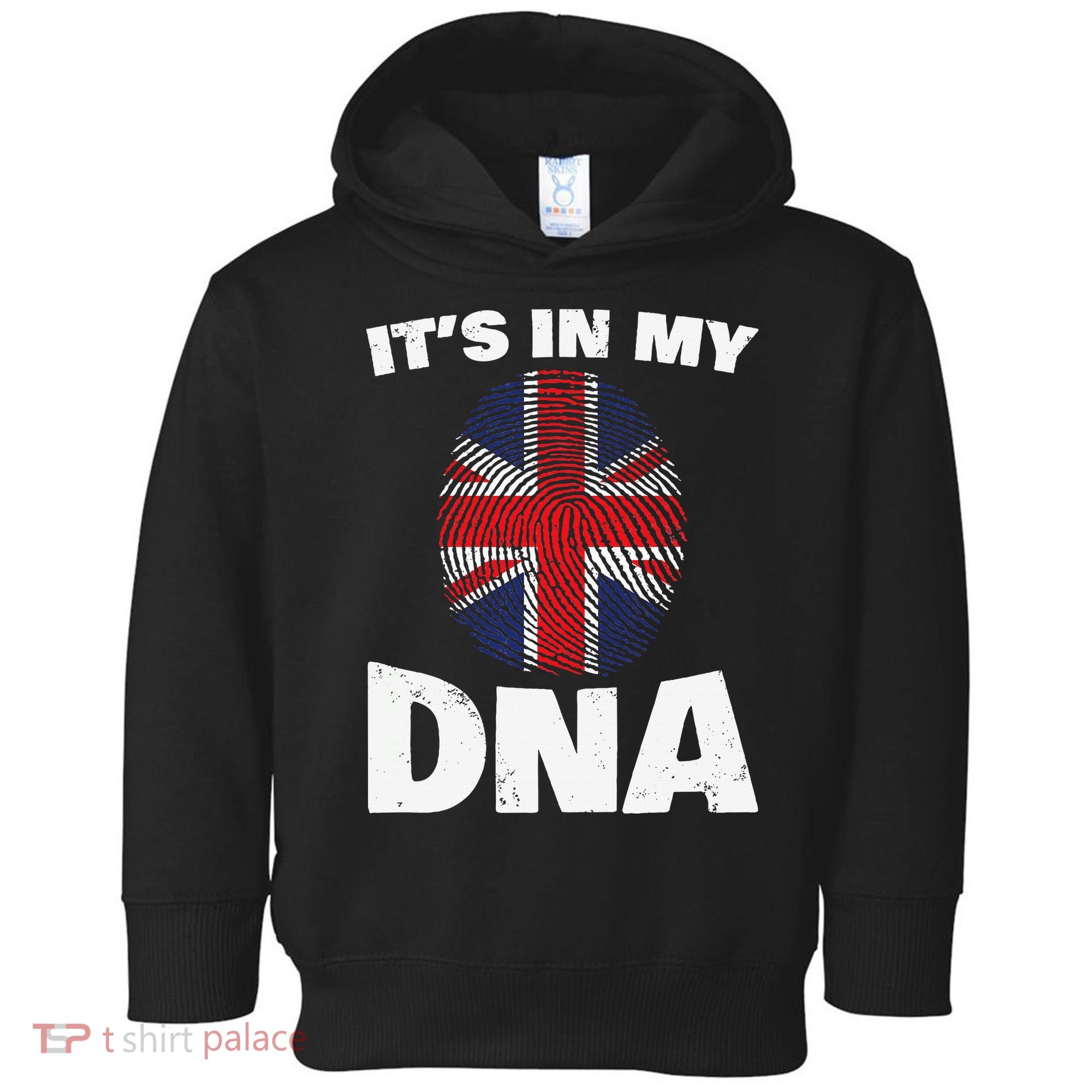 It's My DNA UK Union Jack United Kingdom England Toddler Hoodie