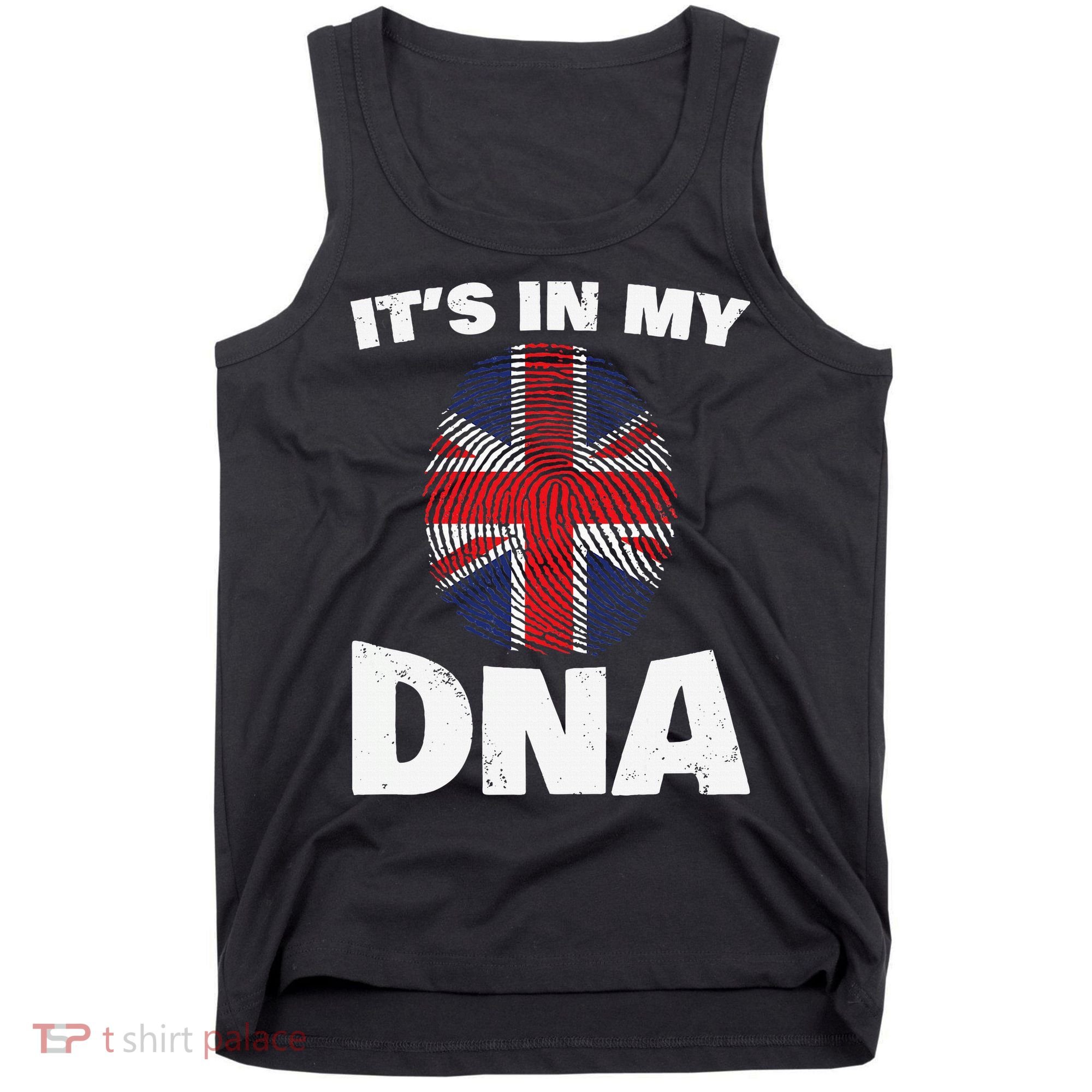 It's My DNA UK Union Jack United Kingdom England Tank Top