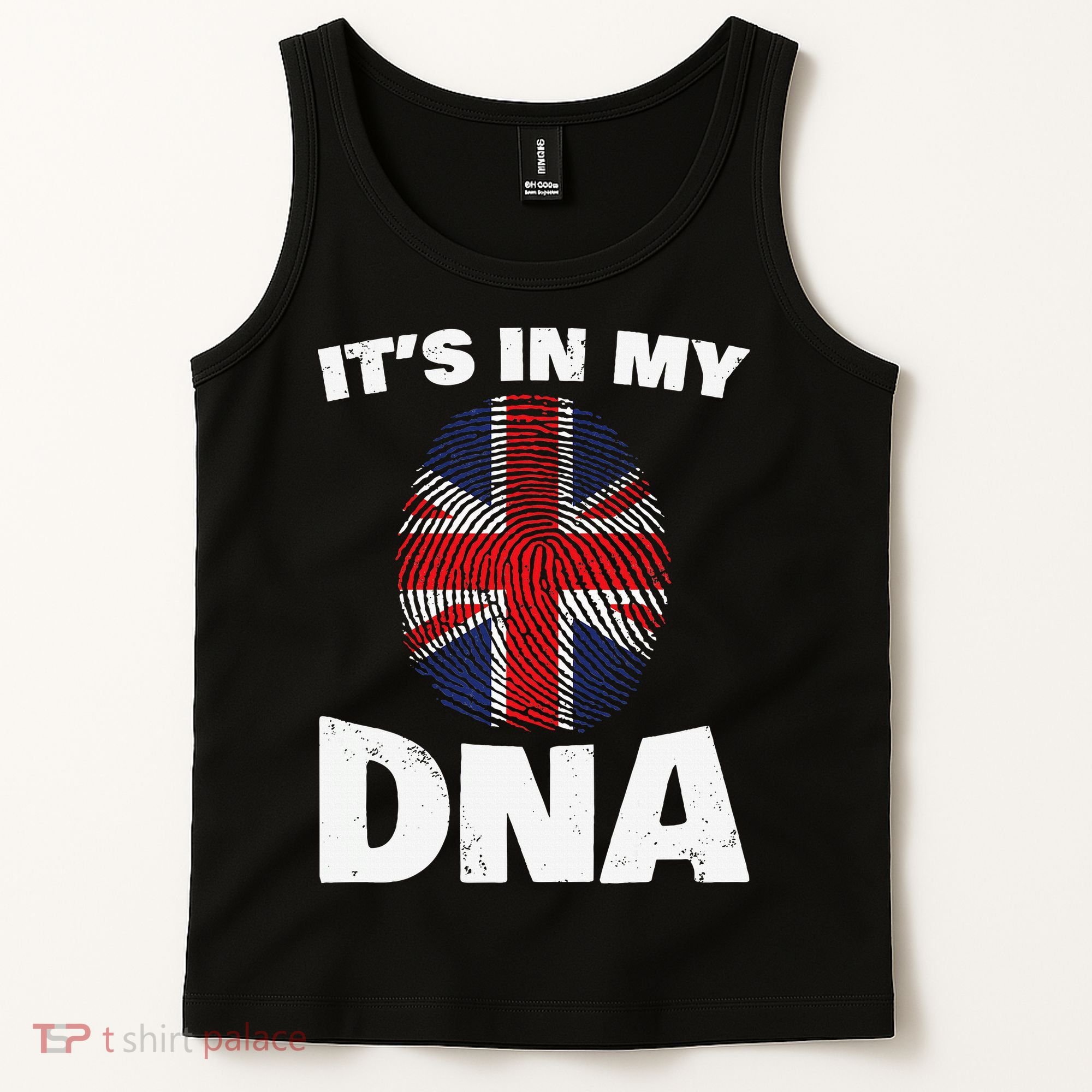 It's My DNA UK Union Jack United Kingdom England Tank Top