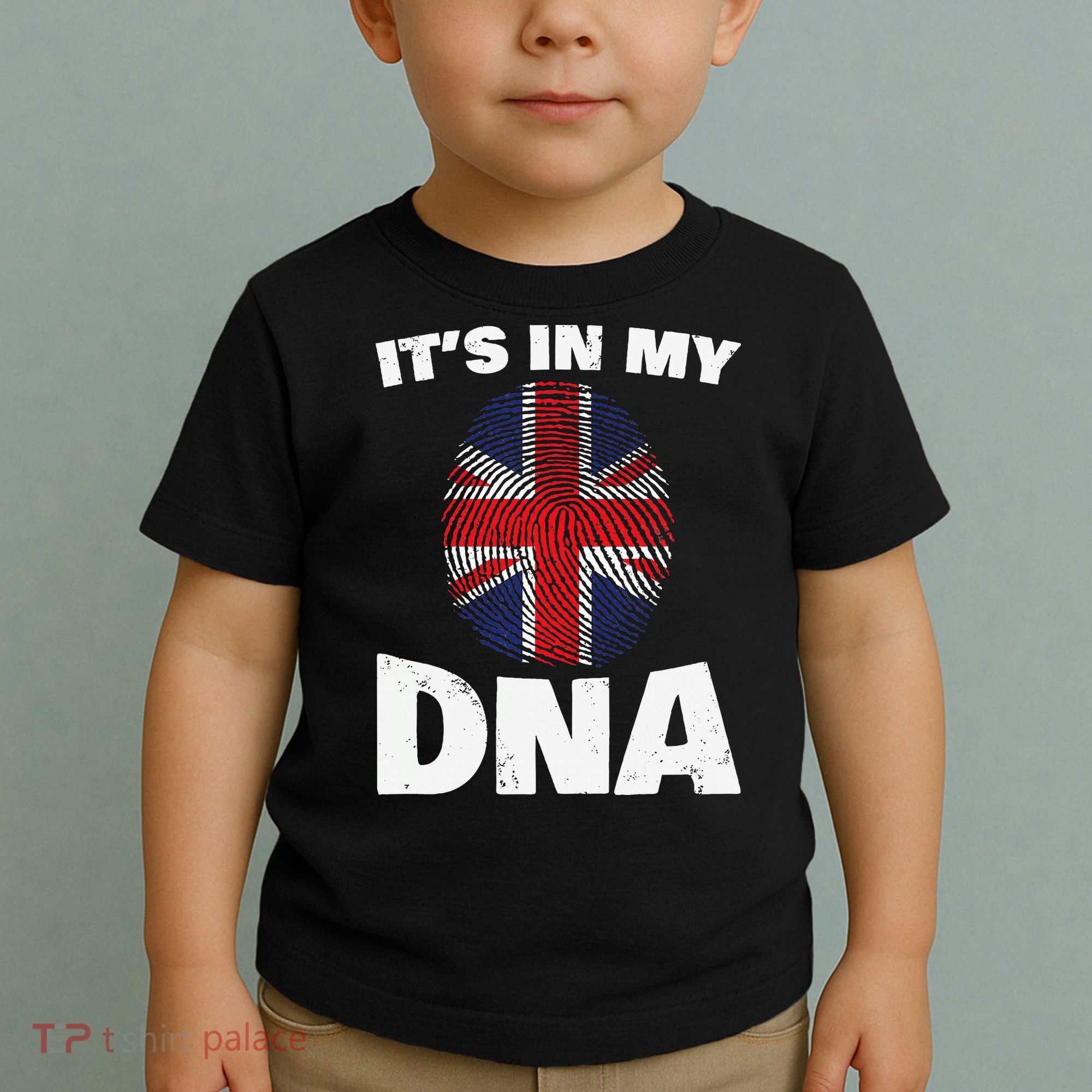 It's My DNA UK Union Jack United Kingdom England Toddler T-Shirt