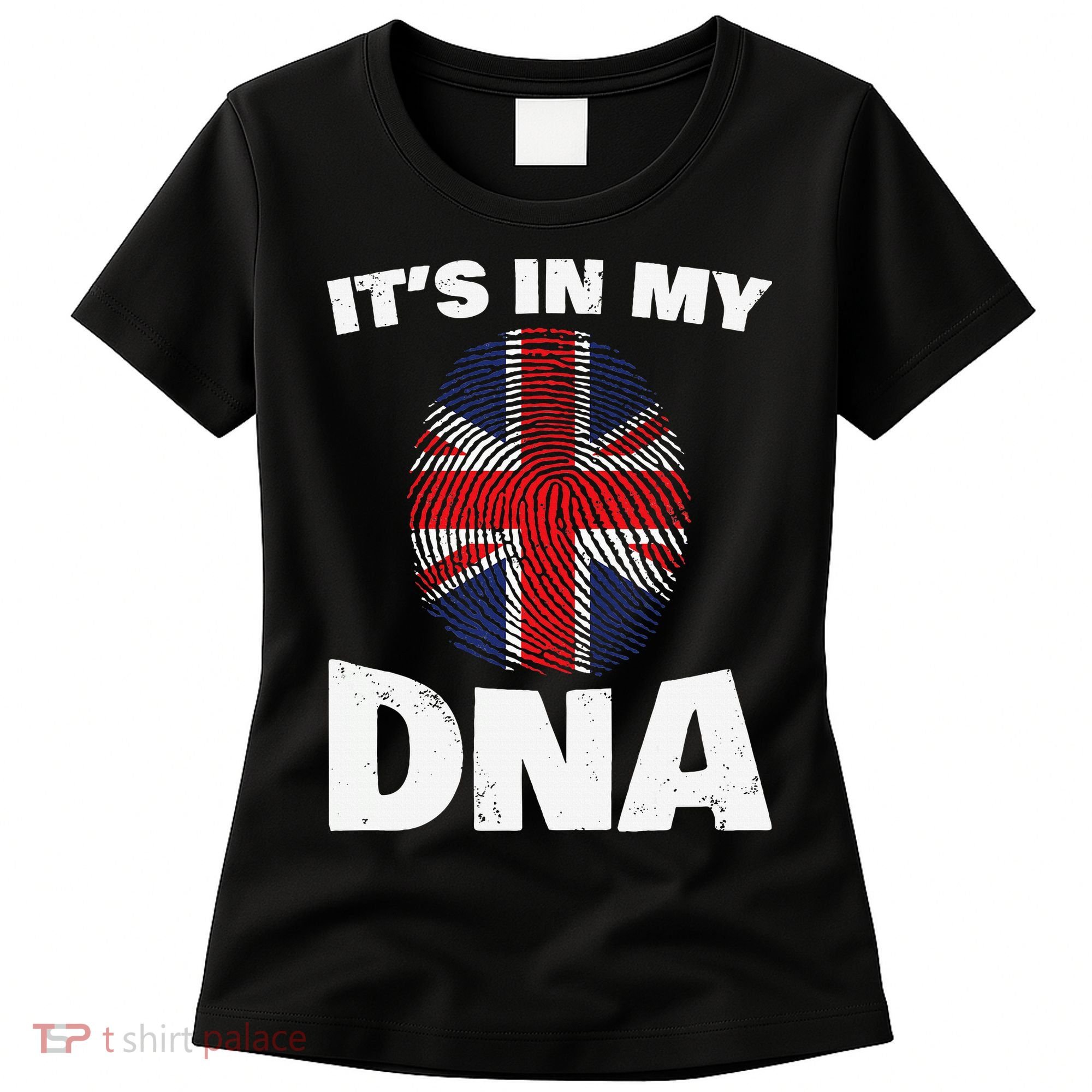 It's My DNA UK Union Jack United Kingdom England Women's T-Shirt