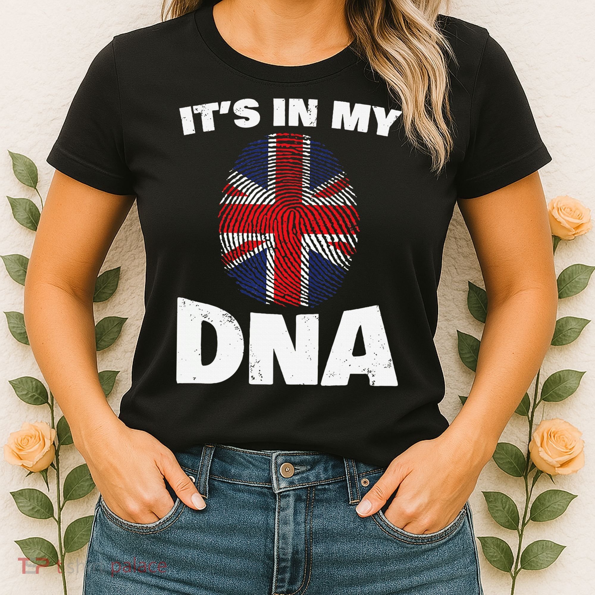 It's My DNA UK Union Jack United Kingdom England Women's T-Shirt
