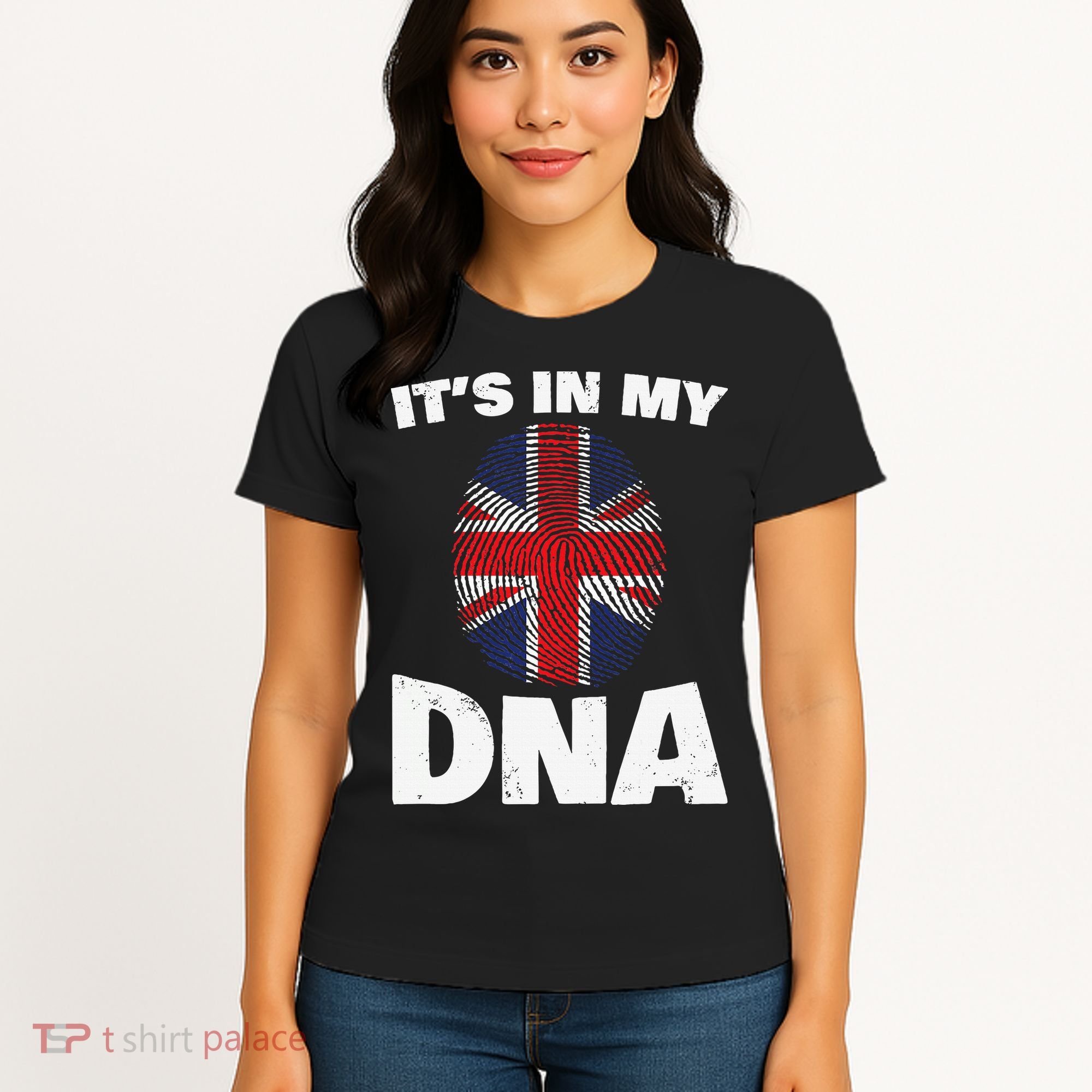 It's My DNA UK Union Jack United Kingdom England Women's T-Shirt