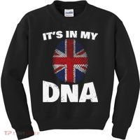 It's My DNA UK Union Jack United Kingdom England Kids Sweatshirt thumb 0