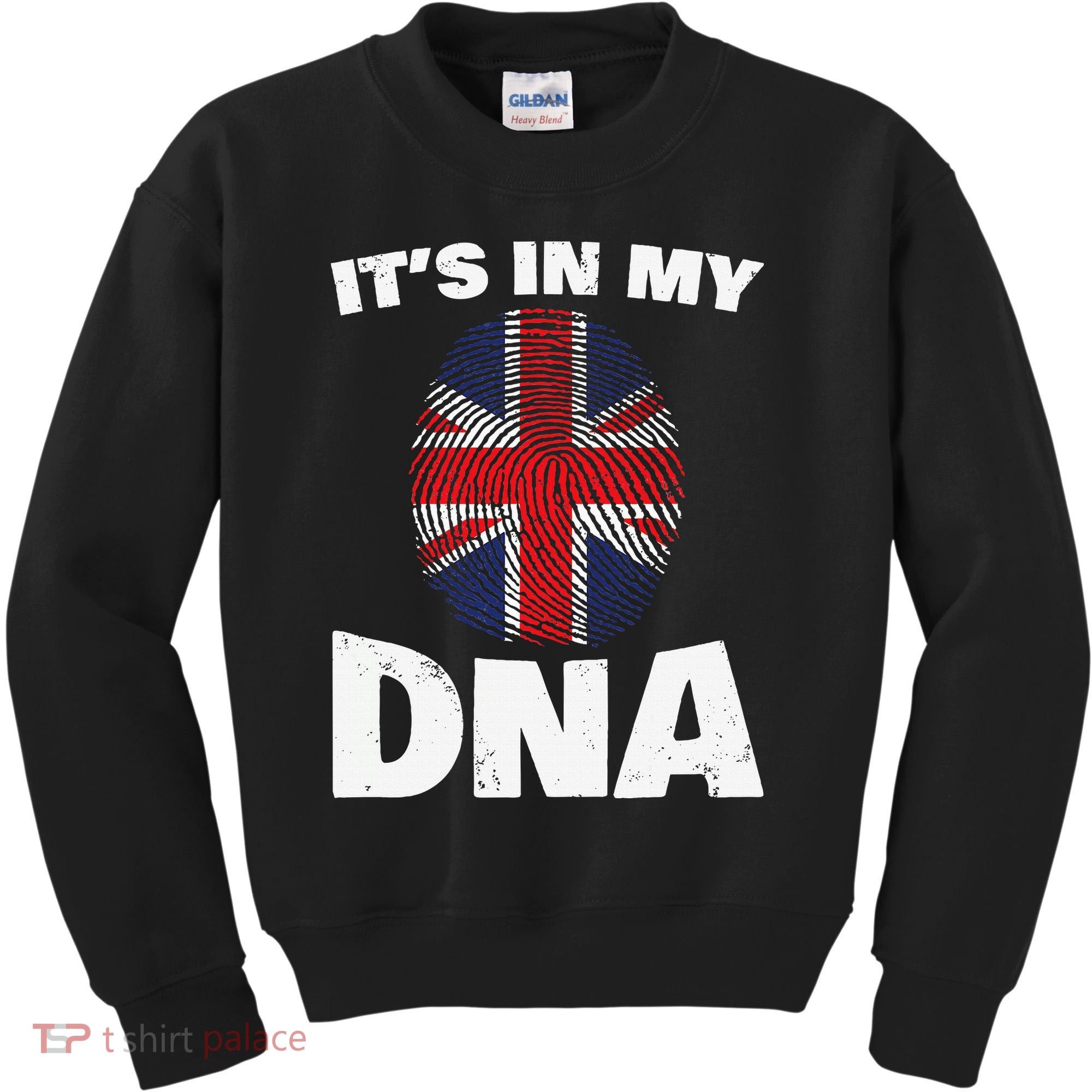It's My DNA UK Union Jack United Kingdom England Kids Sweatshirt