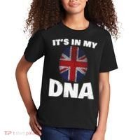 It's My DNA UK Union Jack United Kingdom England Kids T-Shirt thumb 2