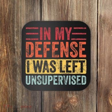 In My Defense I Was Left Unsupervised Coaster