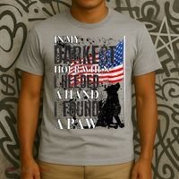 In My Darkest Hour I Reached For A Hand Found A Paw T-Shirt thumb 3