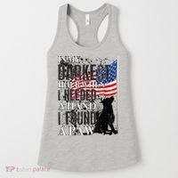 In My Darkest Hour I Reached For A Hand Found A Paw Women's Tank Top thumb 0