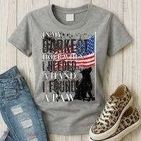 In My Darkest Hour I Reached For A Hand Found A Paw Women's T-Shirt thumb 3