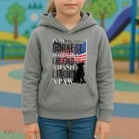 In My Darkest Hour I Reached For A Hand Found A Paw Kids Hoodie thumb 3
