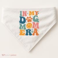 In My Dog Mom Era Dog Mom Era USA-Made Doggie Bandana thumb 0
