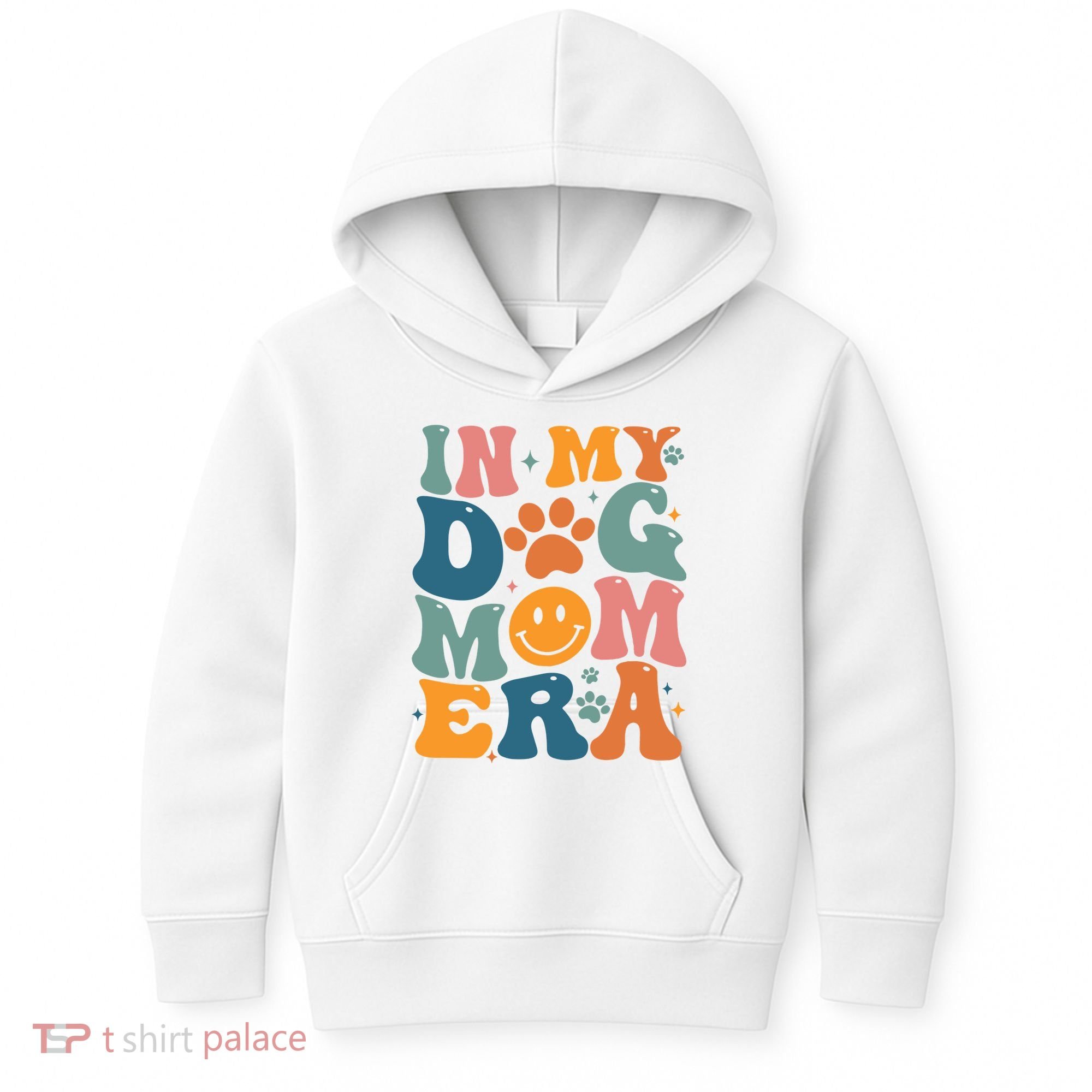 In My Dog Mom Era Dog Mom Era Kids Hoodie