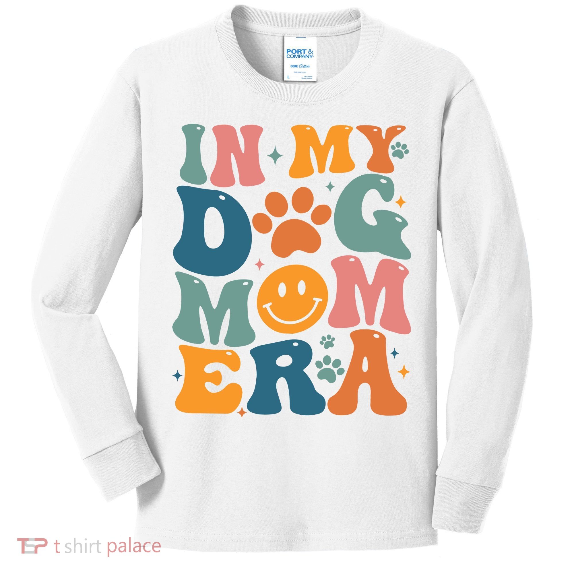 In My Dog Mom Era Dog Mom Era Kids Long Sleeve Shirt