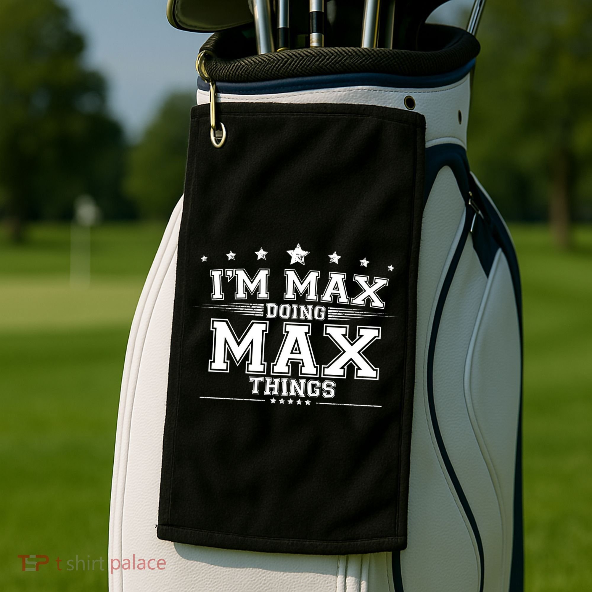 Im Max Doing Max Things Golf Towel