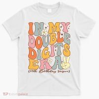 In My Double Digits Era 10th Birthday Groovy Retro Girl Boy T-Shirt thumb 0