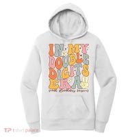In My Double Digits Era 10th Birthday Groovy Retro Girl Boy Women's Hoodie thumb 0