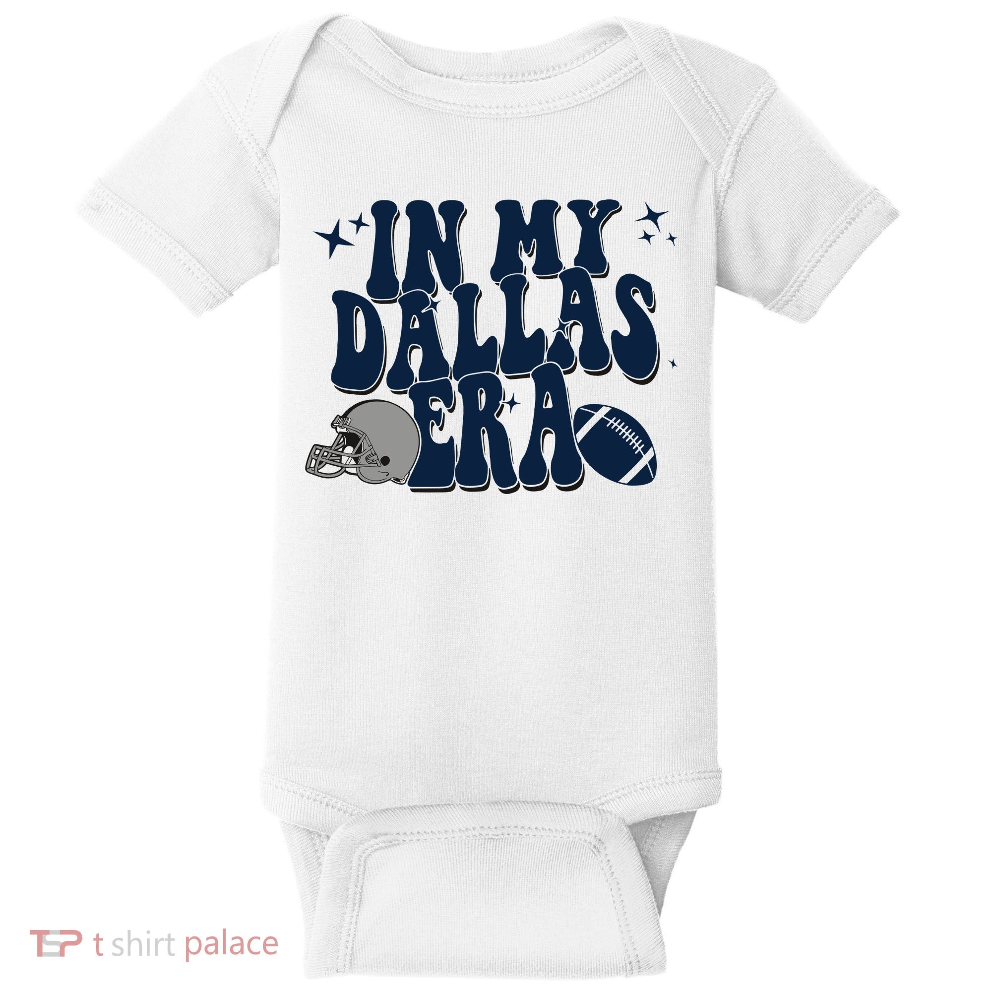 In My Dallas Era Dallas Football Baby Bodysuit