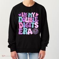 In My Double Digits Era Retro 10 Year Old 10th Birthday Women's Sweatshirt thumb 0