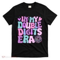 In My Double Digits Era Retro 10 Year Old 10th Birthday T-Shirt thumb 0
