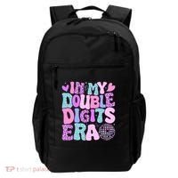 In My Double Digits Era Retro 10 Year Old 10th Birthday Backpack thumb 0