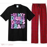 In My Double Digits Era Retro 10 Year Old 10th Birthday Pajama Set thumb 0