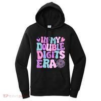In My Double Digits Era Retro 10 Year Old 10th Birthday Women's Hoodie thumb 0