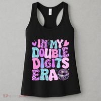 In My Double Digits Era Retro 10 Year Old 10th Birthday Women's Tank Top thumb 3